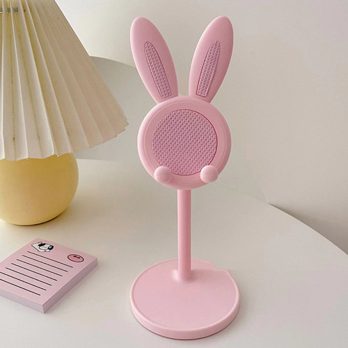 Soporte Apoya Celular O Tablet De Mesa Orejas Conejo El374 - Imagen 5