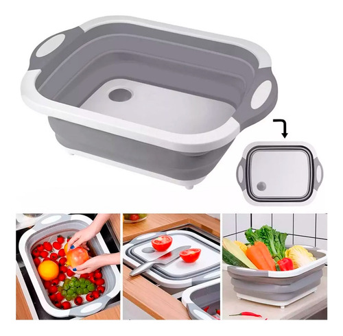 Tabla De Picar Plegable Y Escurridor De Cocina 505318-1 - Image 3