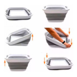 Tabla De Picar Plegable Y Escurridor De Cocina 505318-1 - Image 5