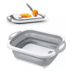 Tabla De Picar Plegable Y Escurridor De Cocina 505318-1 - Image 6