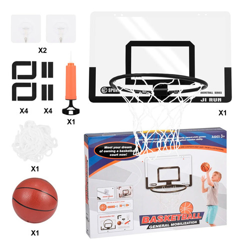 Tablero Basquet Para Colgar + Aro Con Red + Pelota 22030 - Image 5