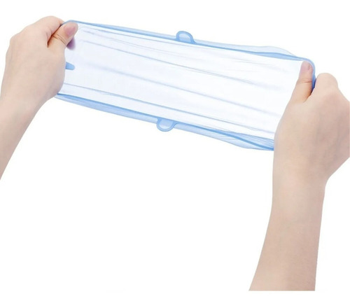 Tapas Silicona Ajustables Reutilizables Set X 6 Cuadradas – detalle del producto