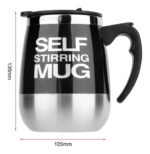 Taza Batidora Termica Automática Con Helice A Pilas Cafe - Imagen 11