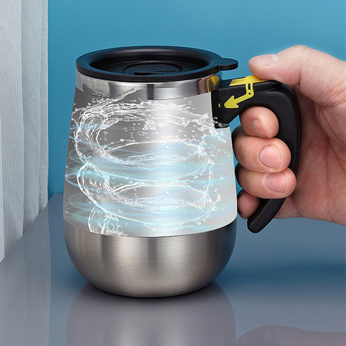 Taza Batidora Termica Automática Con Helice A Pilas Cafe - Imagen 2