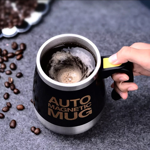 Taza Batidora Termica Automática Magnetica Recargable Cafe - Imagen 3