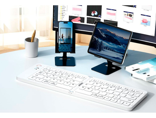 Teclado Plegable Para Celulares Notebook iPad Tablets B023 - Image 10