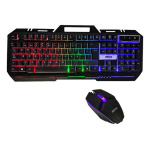 Teclado y mouse gamer LED Dn-k77
