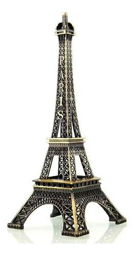 Torre Eiffel 32 cm adorno de metal souvenir Francia París - Image 7