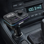 Transmisor FM bluetooth para el auto con cargador USB Qm-k9015 - Image 4