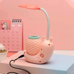 Velador Caracol Flexible Lampara Lapicero Recargable Led - Imagen 5