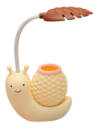 Velador Caracol Flexible Lampara Lapicero Recargable Led - Imagen 8