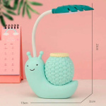 Velador Caracol Flexible Lampara Lapicero Recargable Led - Imagen 4