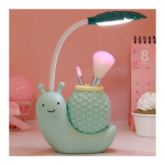 Velador Caracol Flexible Lampara Lapicero Recargable Led - Imagen 9