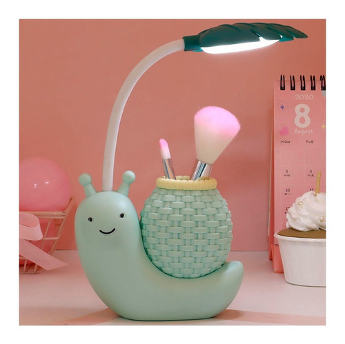 Velador Caracol Flexible Lampara Lapicero Recargable Led - Imagen 9