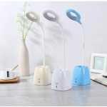 Velador Led Recargable Flexible Porta Lapices Y Celular - Imagen 6