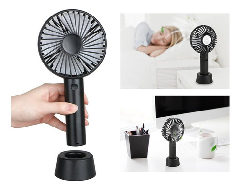 Ventilador Mini Portatil Recargable Por Usb Con Base Ss-2 - Image 10