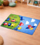 Alfombra diseño autos y dinos para niños 40x60cm Aa0493