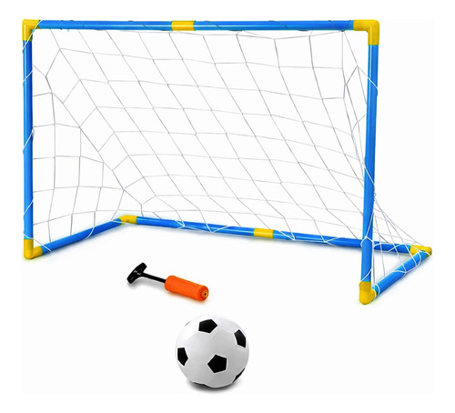 Arco de fútbol con red pelota e inflador 25245 - Imagen 4