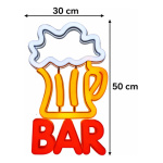 Cartel bar chopp con luz neón USB 26247 - Imagen 4
