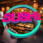 Cartel sushi con luz neón para negocios de comida 26248 - Image 5