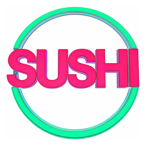 Cartel sushi con luz neón para negocios de comida 26248 - Image 4
