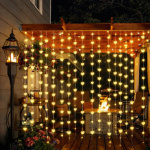 Cortina de luces LED en forma de corazones Ln253 - Image 6