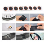 Estuche kit de reparación para bicicleta parche llaves y herramienta - Imagen 6