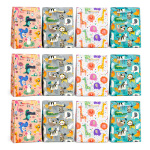 Pack X12 bolsas de cartón para regalo surtidos Aa0973