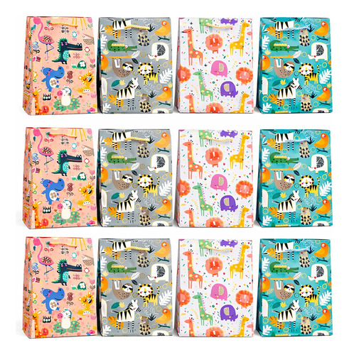 Pack X12 bolsas de cartón para regalo surtidos Aa0973