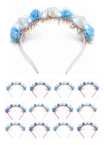 Pack_X12_Vinchas_Argentina_Con_Flores_Y_Luz_Luminosa_Cv6501_Celeste_Y_Blanco_D_929060-MLA107467153376_032026-O.jpg Pack X12 Vinchas Argentina Con Flores Y Luz Luminosa Cv6501 Celeste Y Blanco - Image 1