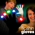Pack X4 Guantes Con Luces Luminosos Cotillon Fiestas Yjo497 - Imagen 8
