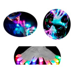 Pack X4 Guantes Con Luces Luminosos Cotillon Fiestas Yjo497 - Imagen 4