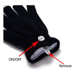 Pack X4 Guantes Con Luces Luminosos Cotillon Fiestas Yjo497 - Imagen 5