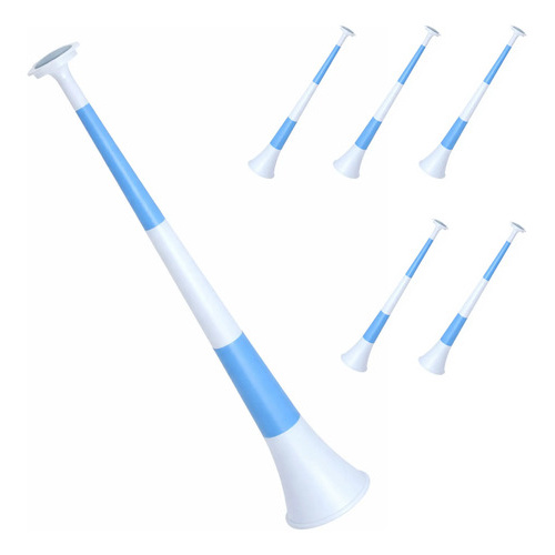 Pack X5 Vuvuzelas Selección Argentina Cornetas 1880