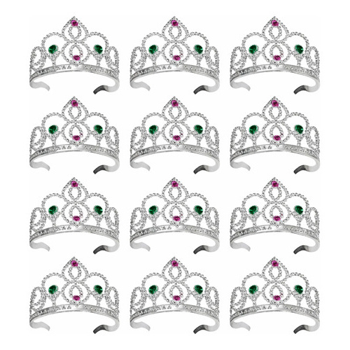 Pack X 12 vinchas tiaras coronas para niñas Yjo305