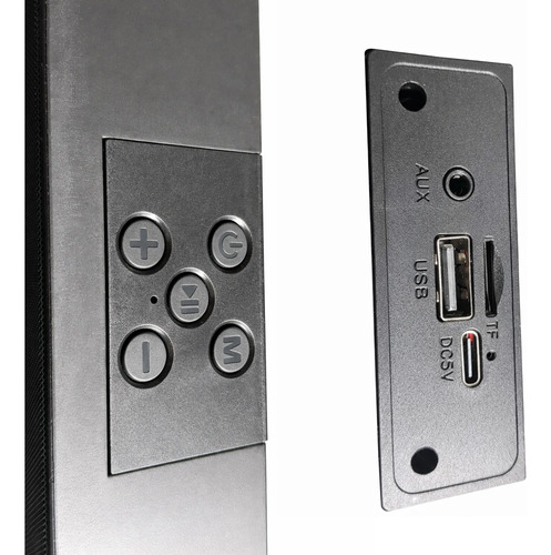Parlante bluetooth portátil ideal para fiestas Bully1 – zoom detalle