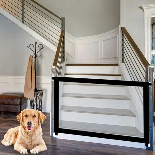 Puerta de seguridad de escalera para bebes y mascotas Ea-710 - Image 5