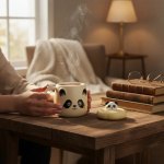 Taza de cerámica con diseño panda Aa1423 - Imagen 4