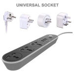 Zapatilla 3 Usb 3 Toma Corrientes 220v 2500w 8801 - Image 5