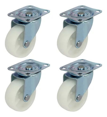 4 ruedas giratorias polipropileno 50 mm - Imagen 8