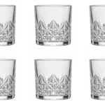 6 vasos de vidrio para tragos Mt9605