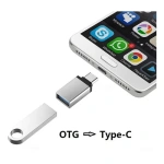 Adaptador Otg Usb Hembra A Usb Tipo C Macho Carga Y Datos - Imagen 2