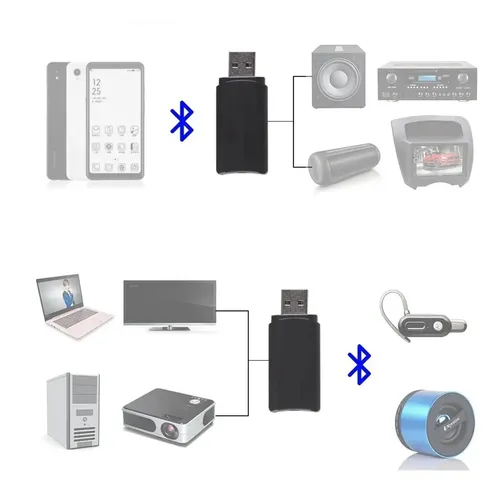 Adaptador receptor bluetooth a USB 3.5 Plug Aux para parlantes - Image 3