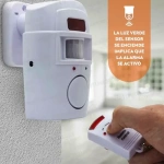 Alarma Con Sensor De Movimiento Infrarrojo Sirena  Control R - Imagen 2