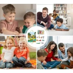 Alfombra de juego infantil con animales H7229 – zoom detalle