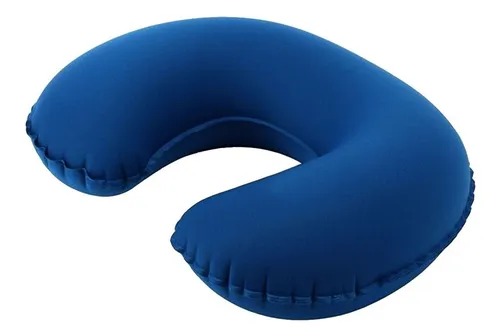 Almohada inflable de terciopelo para viaje - Image 7