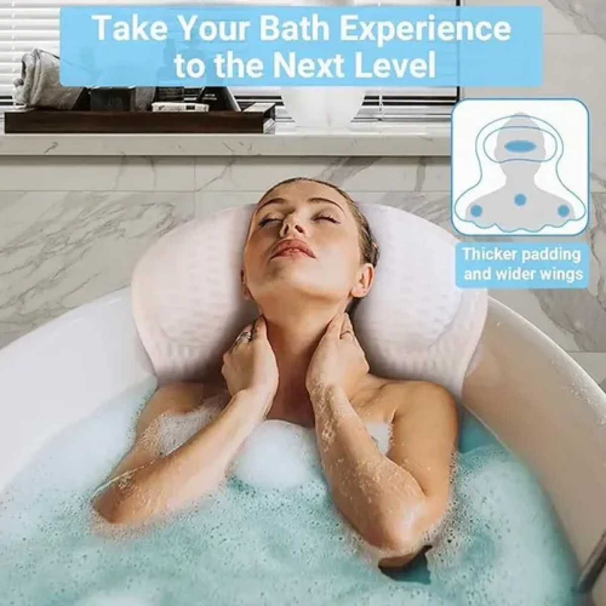 Almohada para bañera reposa cabeza Dl1159 - Oportunidades Vip