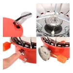 Anafe portatil plegable de camping a gas butano cocina K-202 - Image 3