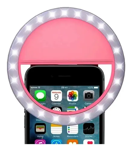Anillo Selfie Recargable Usb Ring Light Rk-14 Para Celular - Imagen 6