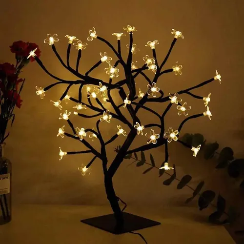 Arbol De Navidad Luminoso Bonsai Luces Led Blanco Calido - Image 5